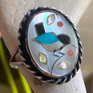 Darling Native American Bird Ring